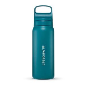 LifeStraw -  24oz Go Series Stainless Steel Water Fil Teal
